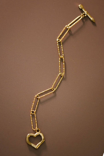 Hearts Chain Bracelet