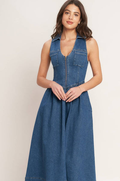 Dee Denim Midi Dress