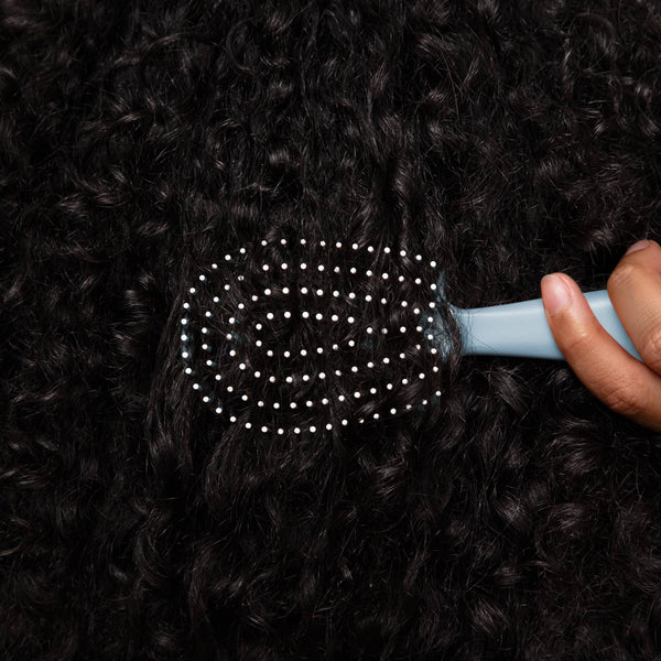 Mini Detangling Flexi Brush | Haze Blue