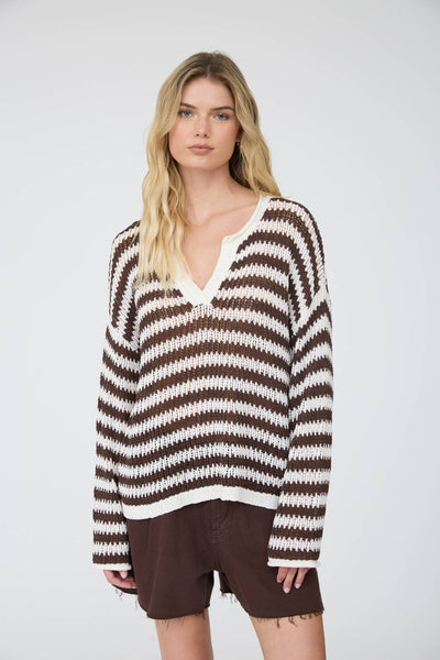 The Coastal Stripe Knit Sweater