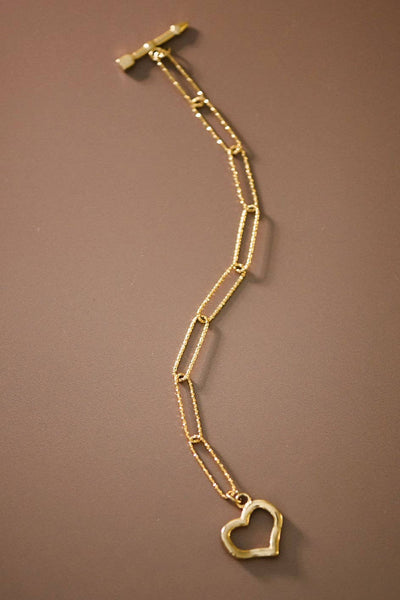 Hearts Chain Bracelet