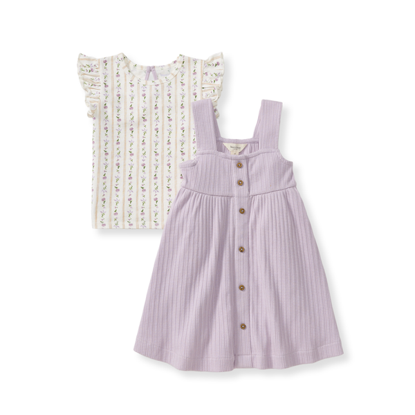 Farmhouse Floral Infant Tee & Dress Set