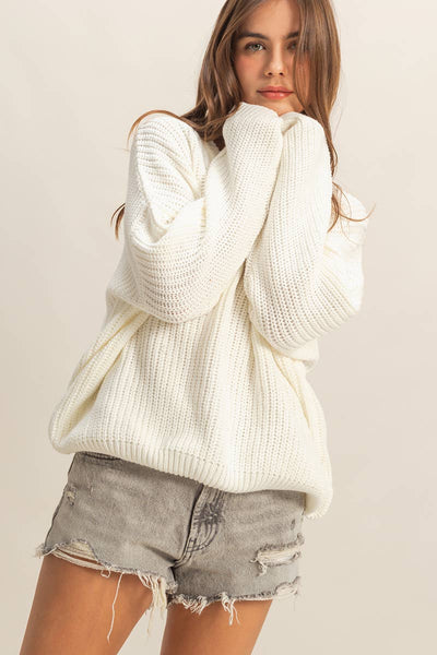 Purdy Oversized V-Neck Sweater