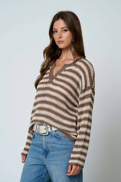 The Coastal Stripe Knit Sweater