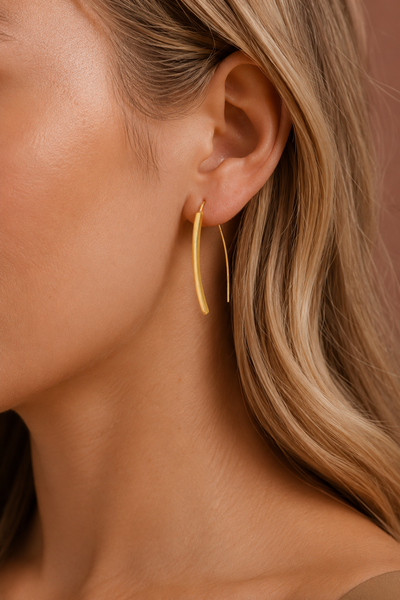 Gold Minimalist Threader Earrings