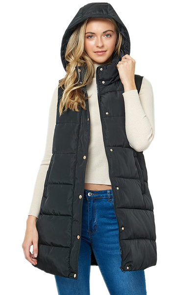 Vera Longline Puffer Vest