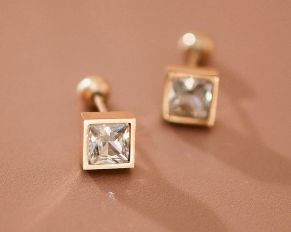 Crystal Earring Studs