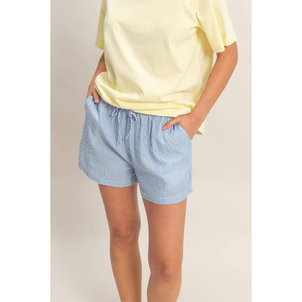Striped Drawstring  Shorts