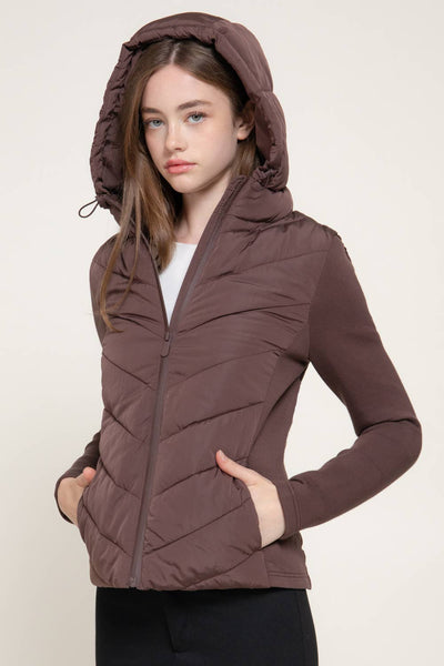 Everyday Quilted Puffer Jacket | Mocha