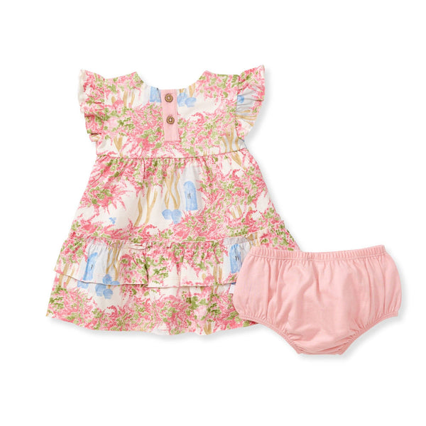Doors of Santorini Dress & Diaper Cover