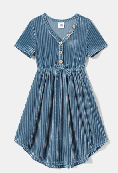 Vintage Velvet Dress | Kid
