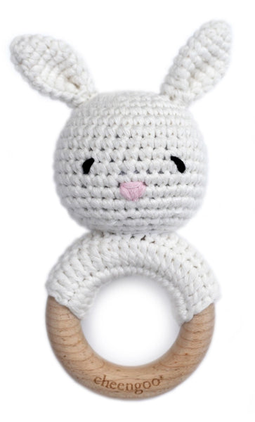 Teething Rattle | Bunny Snow