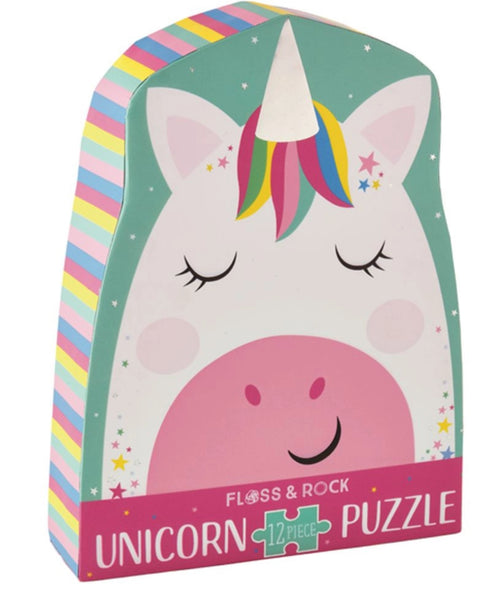 Puzzle | Rainbow Unicorn 12pc Shaped Jigsaw