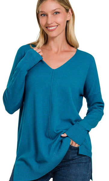Belinda Sweater | Ocean Teal