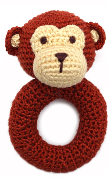 Rattle | Monkey Hand Crocheted