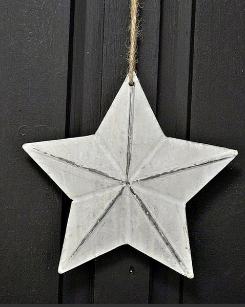 Metal Fat 3D Star Ornaments