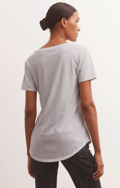 Pocket Tee | Heather Grey