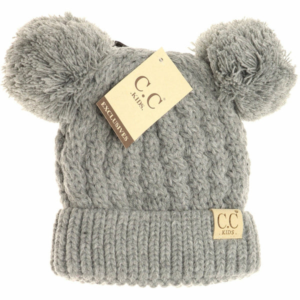 Kids C.C  | Double Pom Beanies