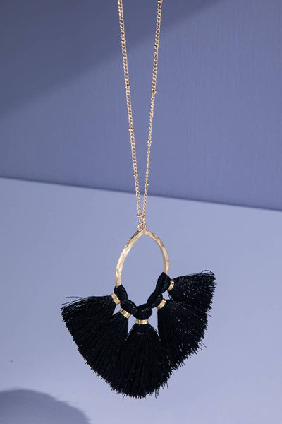 Slay All Day Necklace | Ivory & Black
