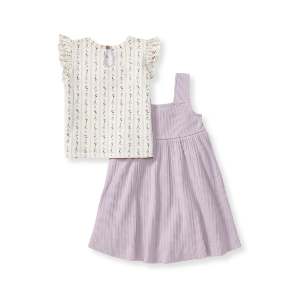 Farmhouse Floral Infant Tee & Dress Set