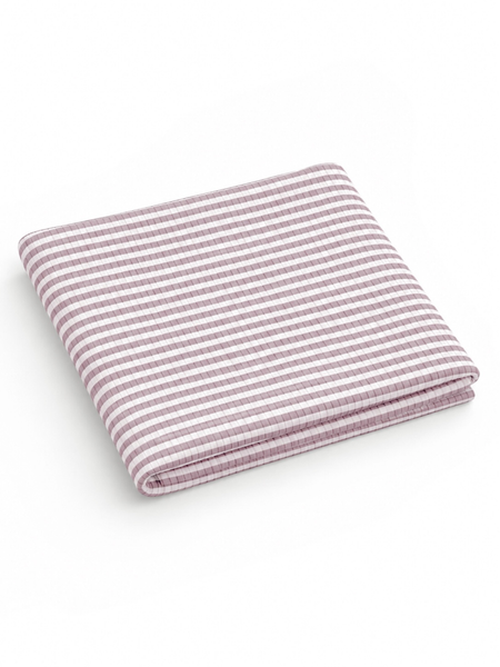 Violet Stripe Ribbed Swaddle