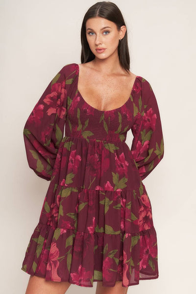 Ruby Floral Mini Dress