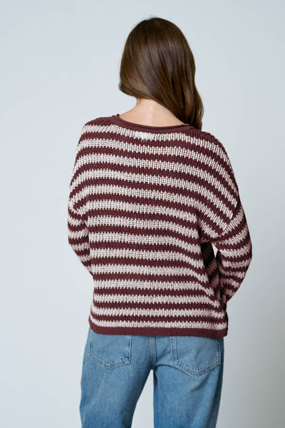 The Coastal Stripe Knit Sweater