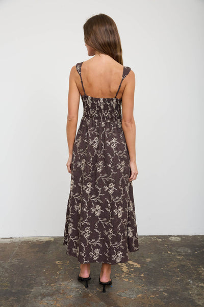Falling Embroidered Dress