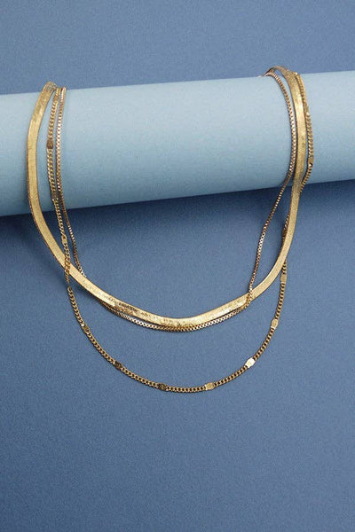 Classic Gold Layering Necklace