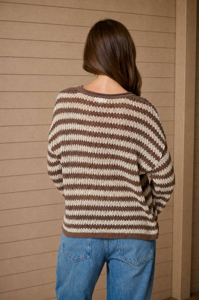 The Coastal Stripe Knit Sweater