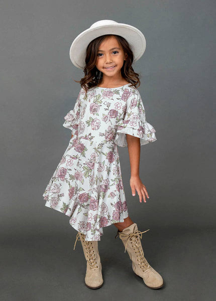 Emilia Dress in Boho Rose