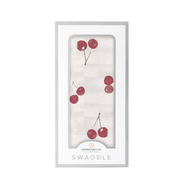 Bamboo Swaddle | Sweetheart Cherry