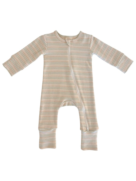Multi Stripe |Organic Romper