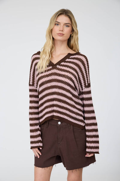 The Coastal Stripe Knit Sweater