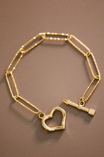 Hearts Chain Bracelet