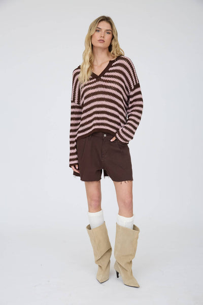 The Coastal Stripe Knit Sweater