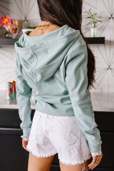 Ampersand Avenue Sea Breeze Lace | Henley Hoodie