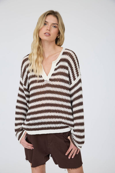 The Coastal Stripe Knit Sweater