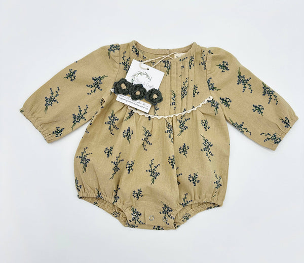 Mabel Long Sleeve Bubble Romper |