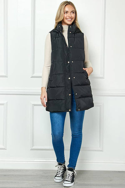 Vera Longline Puffer Vest