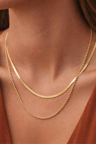 Golden Layers Chain Necklace