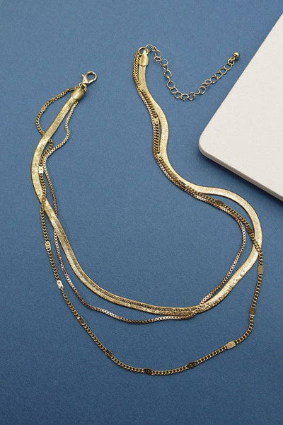 Classic Gold Layering Necklace