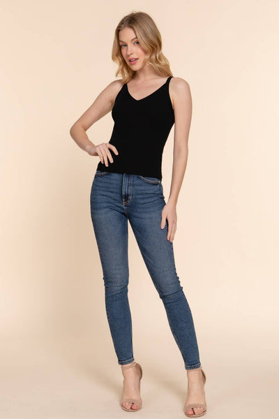 Vikki Double V-neck Cami Tank top