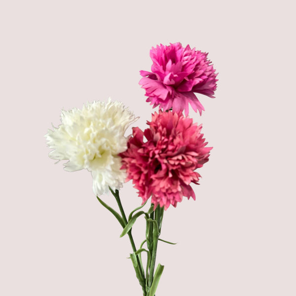 Real Touch Needle Petal Modern Look Carnation | 19.5"