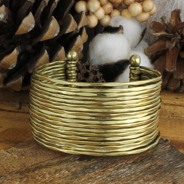 Silvi Gold Cuff Bracelet