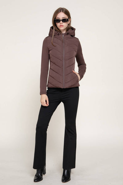 Everyday Quilted Puffer Jacket | Mocha