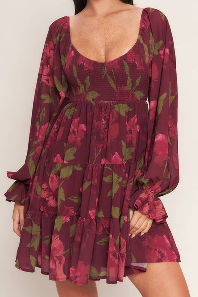 Ruby Floral Mini Dress