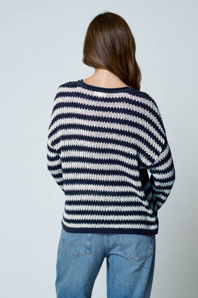 The Coastal Stripe Knit Sweater