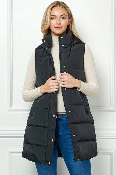 Vera Longline Puffer Vest