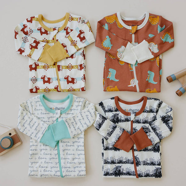 Organic Cotton Zippy - Aztec Pony